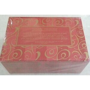 Avon Holiday Treasures set of 3 glass ornaments vtg 2001 new old stock sealed